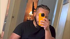 Handsome stud edges thick cock on FaceTime to your pics