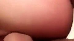 asian milf takes double penetration while hubby watches helplessly