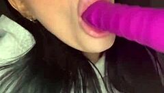 american teen student squirts solo toys pov