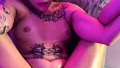 tattooed nerd overflows with raw lust