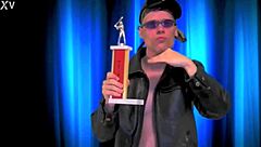 mchenry cruiser unleashes golden shower on big tits!