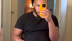 Handsome stud edges thick cock on FaceTime to your pics