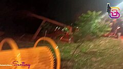 i spot safada de goiania bending over in park then sucking huge cock