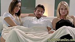 mature bombshell watches brutal fuck takes massive cumshot