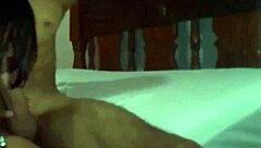 Girlfriend grinds big ass desperately moaning for creampie orgasm