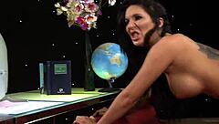 Stacey lacey emily b charley cum hard on cock in wild 4some!