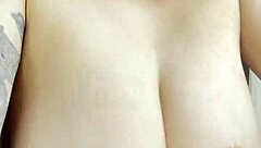 Blonde Babe's Massive Natural Tits Exposed