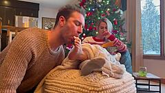 Obsessed Santa's Milf Licks Sucks Housewife Bare Feet Toes Christmas Fetish
