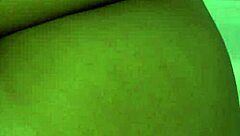 gorgeous brunette babe fingers clit watching mirror masturbation