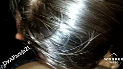 i give my husband a hot blowjob