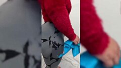 Bouncing my huge milf ass in tight yoga pants!