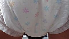 Diaper Mess With Japanese Fetish Play