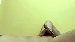 hot cum eruption from intense solo masturbation