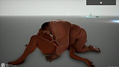 Big Ass Milf Shey Rides Fat Man's Small Dick