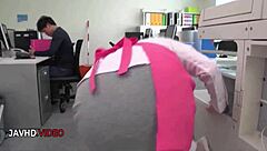 Chihiro Akino Office Lady Hardcore Blowjob Creampie