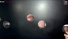 Another Day As Gloryhole Slut Cumming On Cocks!