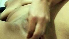 pussy stretched wide with fisting action