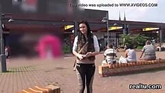 adorable czech teen seduced stripped and pov fucked in mall