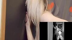 Gloryhole Deepthroat Sucking Big Cock Cum Swallow