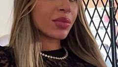 Petite blonde latina shakes natural tits in pov sloppy deepthroat rimjob cumshot