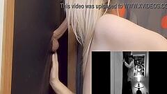 Gloryhole Deepthroat Sucking Big Cock Cum Swallow