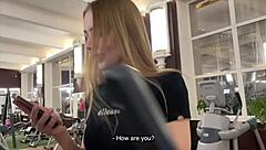 Hey that gym beauty took my invite for steamy bathroom sex right now