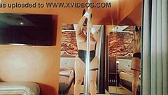 blonde latina pornstar polydance shakes big natural tits easter special