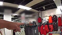 adorable czech teen seduced stripped and pov fucked in mall