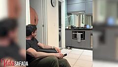 i catch wife fucking two young studs they take turns pounding her pussy