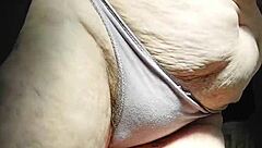 granny fucks hairy pussy with cucumber boldly