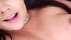 hot newbie strips and toys her hairy pussy part 1