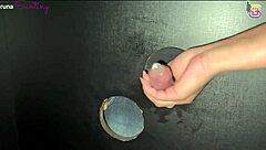 Another Day As Gloryhole Slut Cumming On Cocks!