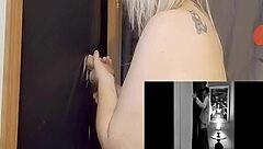 Gloryhole Deepthroat Sucking Big Cock Cum Swallow