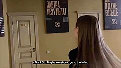 Hey that gym beauty took my invite for steamy bathroom sex right now