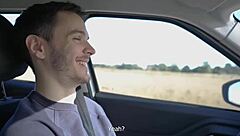 road trip pov teen sucks swallows cum