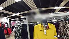 adorable czech teen seduced stripped and pov fucked in mall