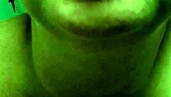 Titia's Solo Tease With Massive Natural Tits