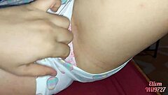 playing naughty under sheets with hot latina babe