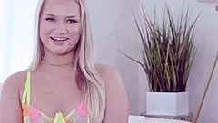 i rim his ass he throats my blonde babe face