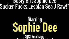 sophie dee busty brit licks fucks lesbian hairy pussy