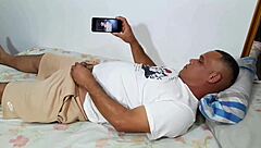 mya milf catches jerking offers ass for cum 😈🍑