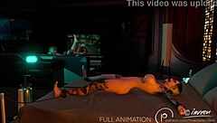 Bound Pregnant Belly Inflates in BDSM Enema Bondage