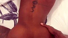 petite ebony's squirting pussy lips beg for your thick load