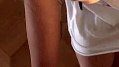 Candie Cross' Petite Morning Blowjob Awakens Desires