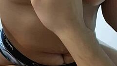 bold navel groping her masturbating my cock