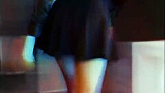 sexy clothed girls in leather stockings webcam tease