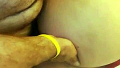 mexican girlfriend bent over doggystyle cuckold mask