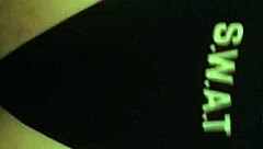 big thick white girl's ass bounces