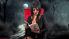 bbw hairy babe squirts in wild halloween muff dive rimjob