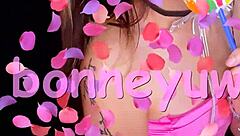 bonneyuwu shares 10 cute pigtail pics and rosa video